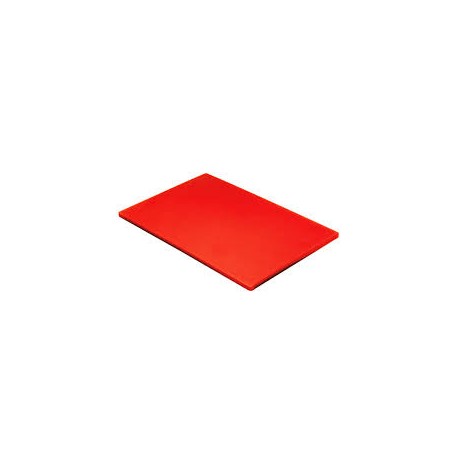 Chopping Board Red H/D  18 x 12 x 0.5"